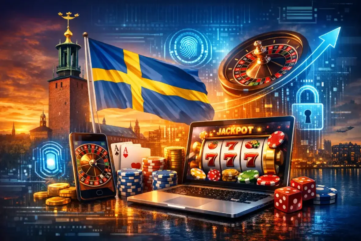 Marknaden för onlinekasinon i Sverige